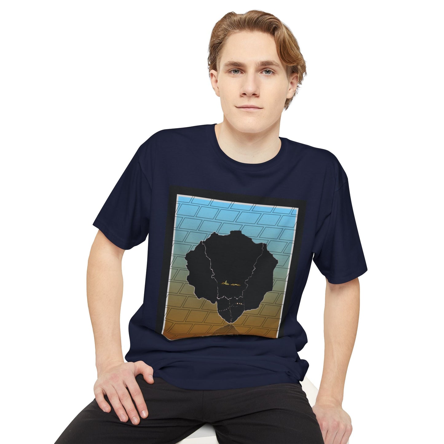 eKuumeArt | 'Afro Nature' - Long body urban Tee