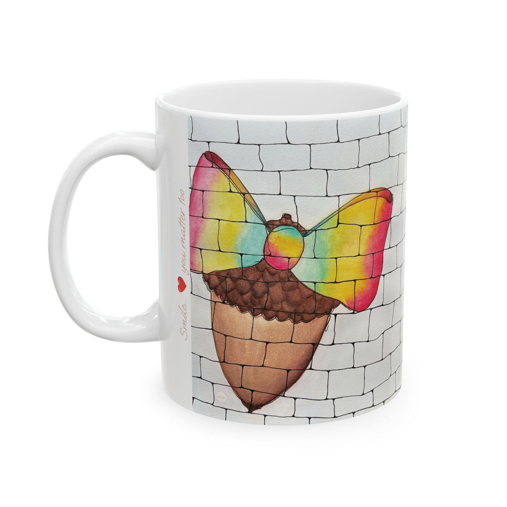 A Christmas Acorn – Ceramic mug, 11oz | eKuumeArt