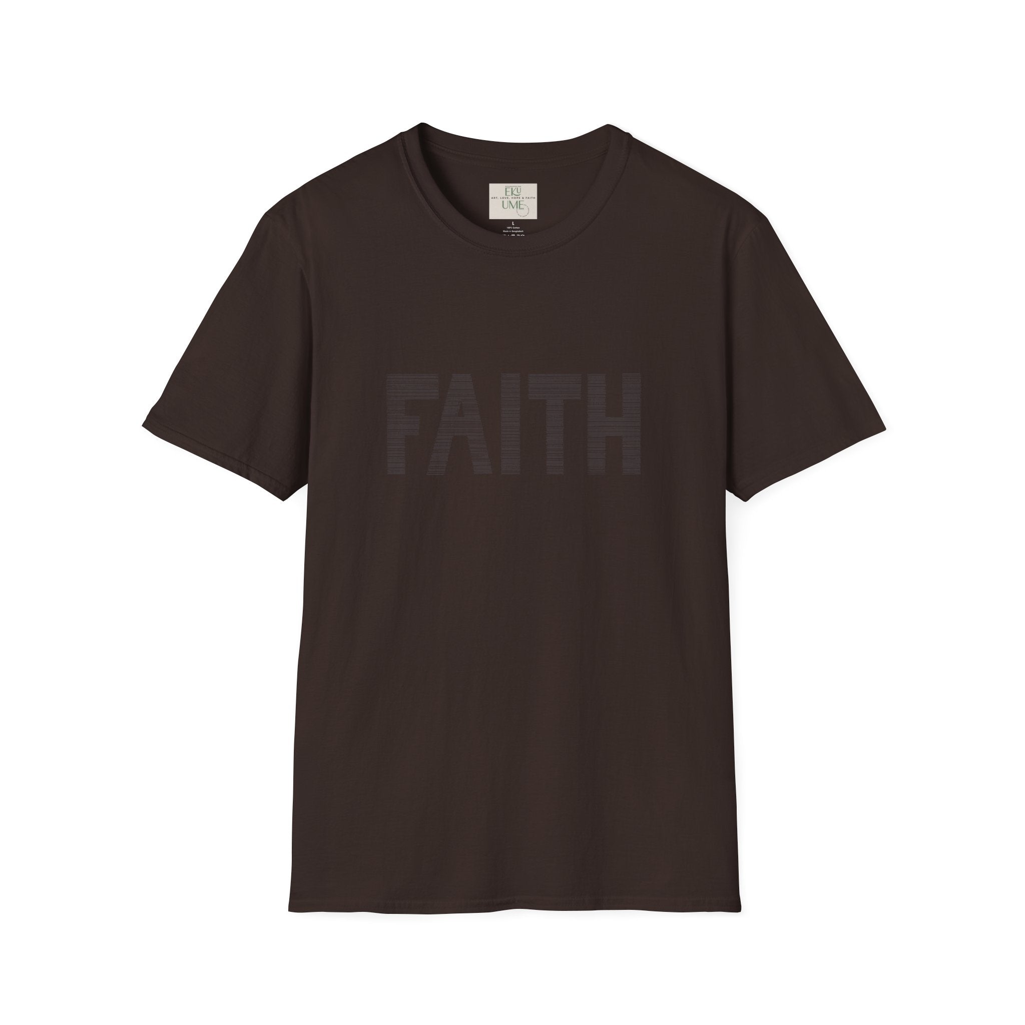 Faith – Unisex softstyle cotton tee | eKuumeArt