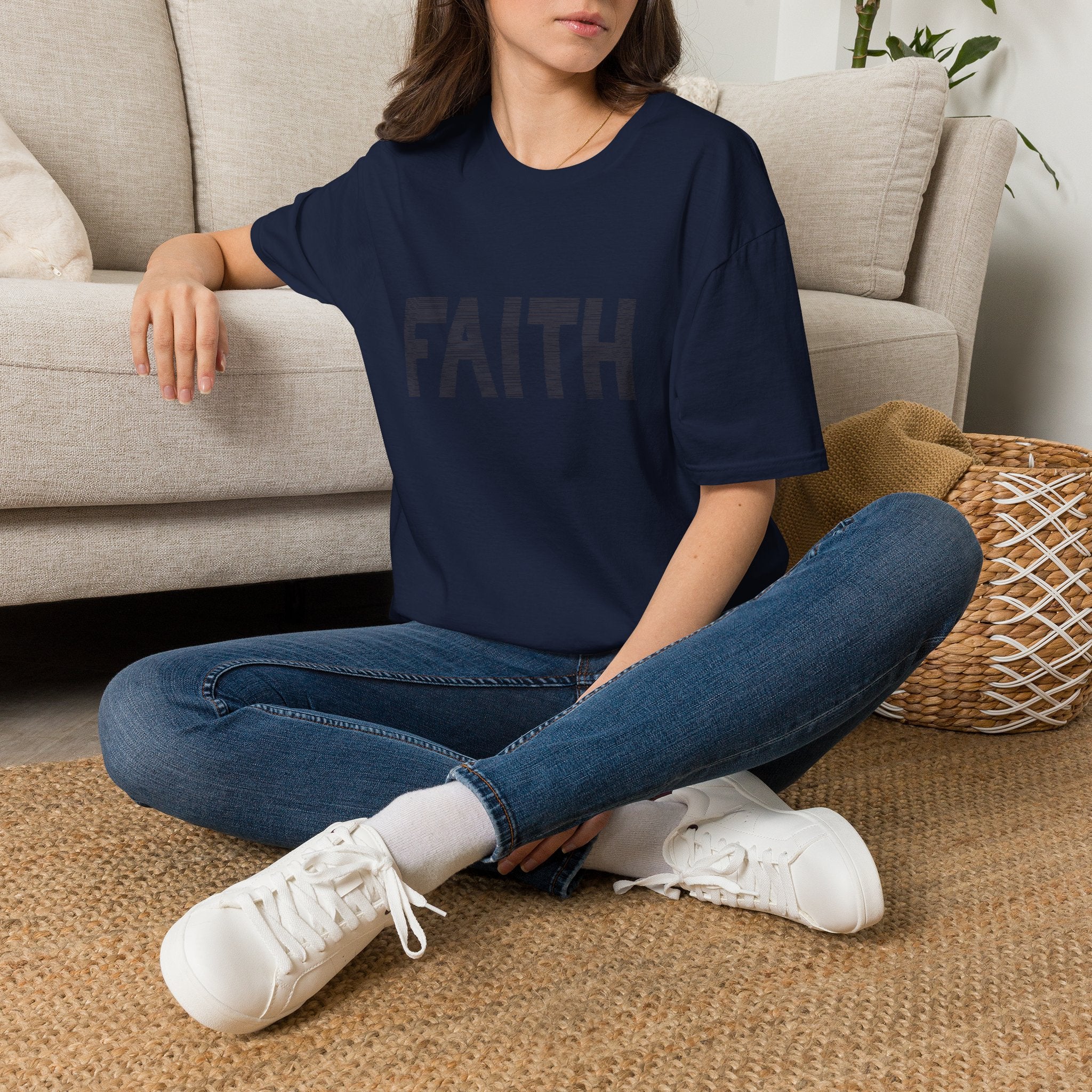 Faith – Unisex softstyle cotton tee | eKuumeArt