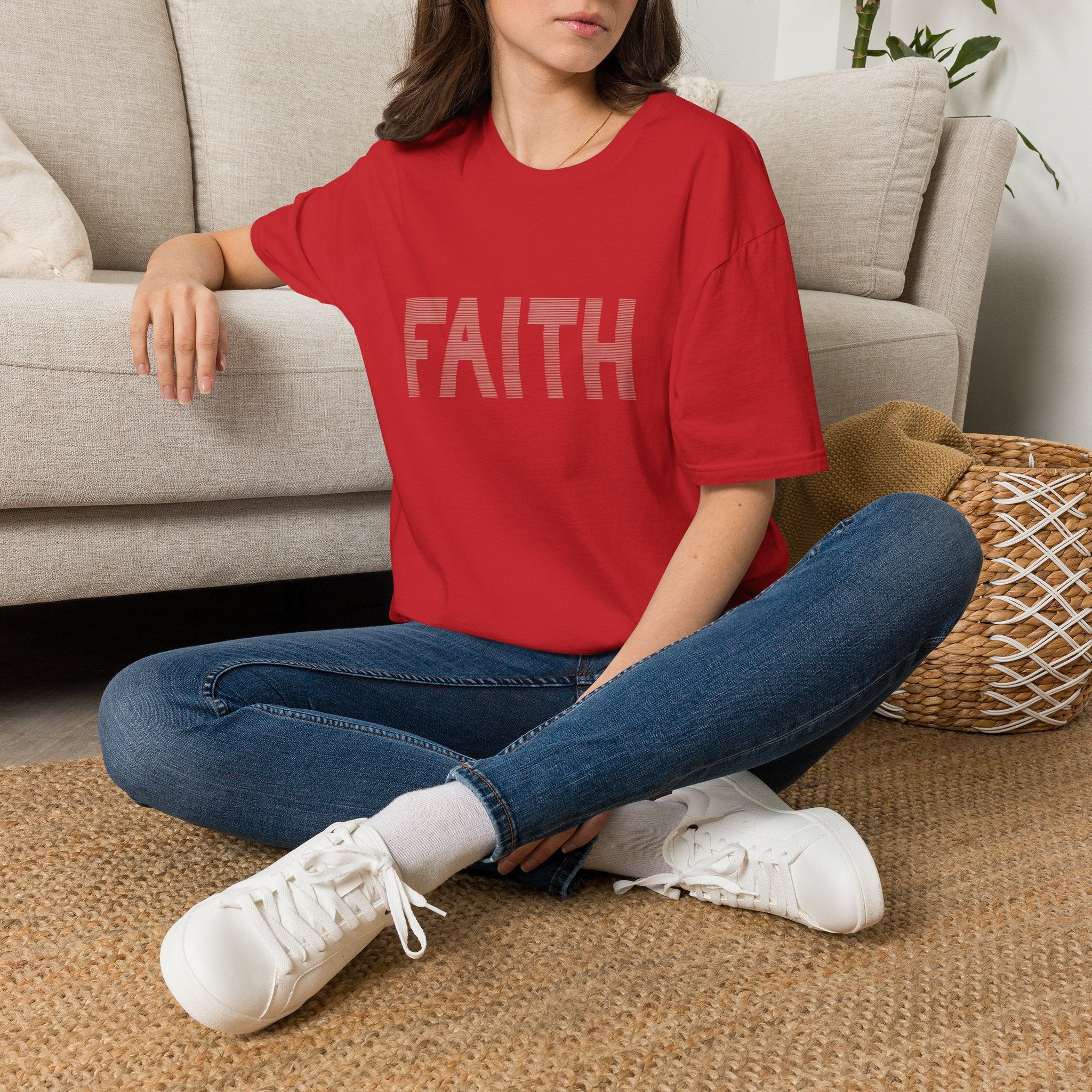 Faith – Unisex softstyle cotton tee | eKuumeArt