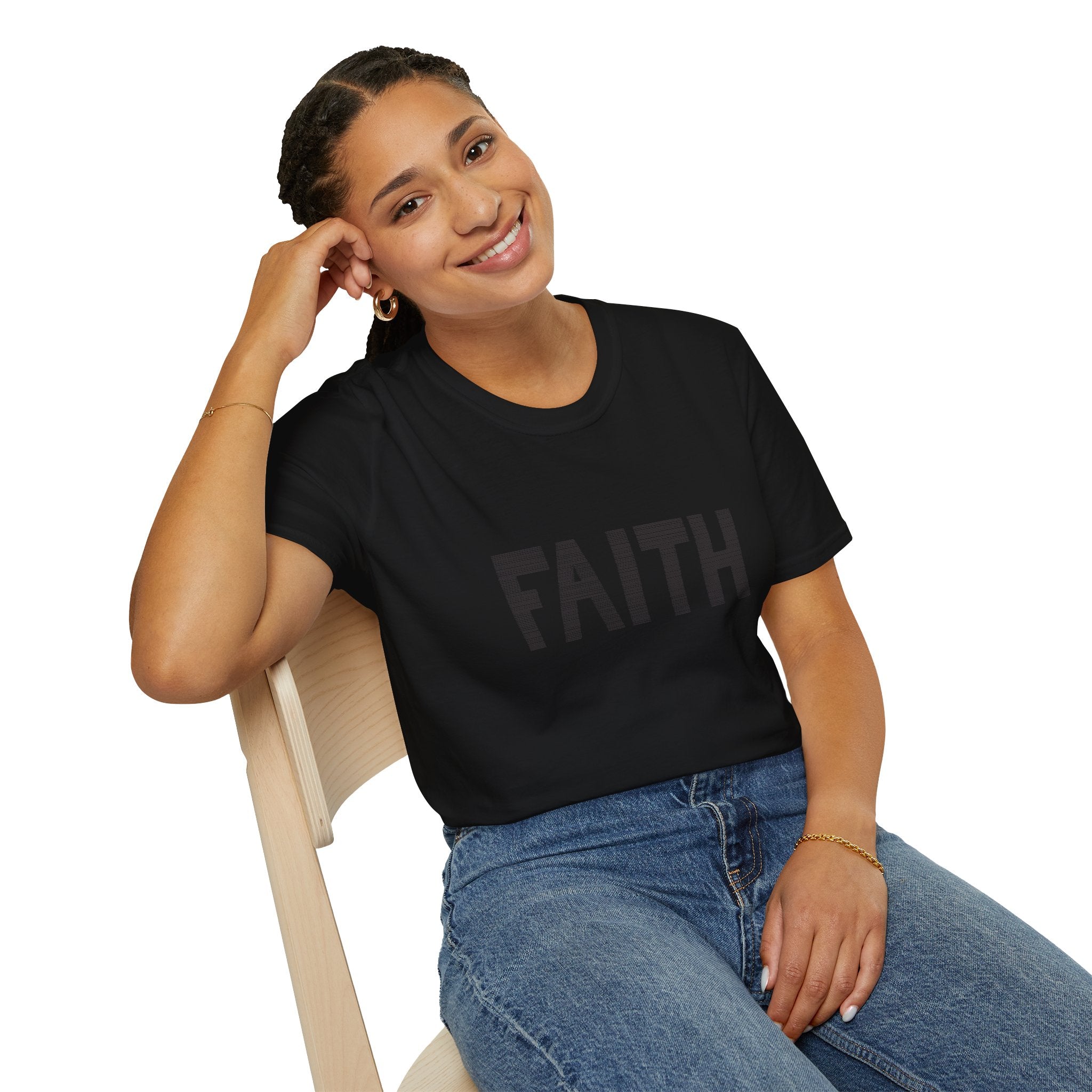 Faith – Unisex softstyle cotton tee | eKuumeArt