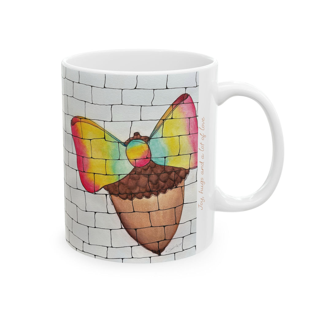 A Christmas Acorn – Ceramic mug, 11oz | eKuumeArt