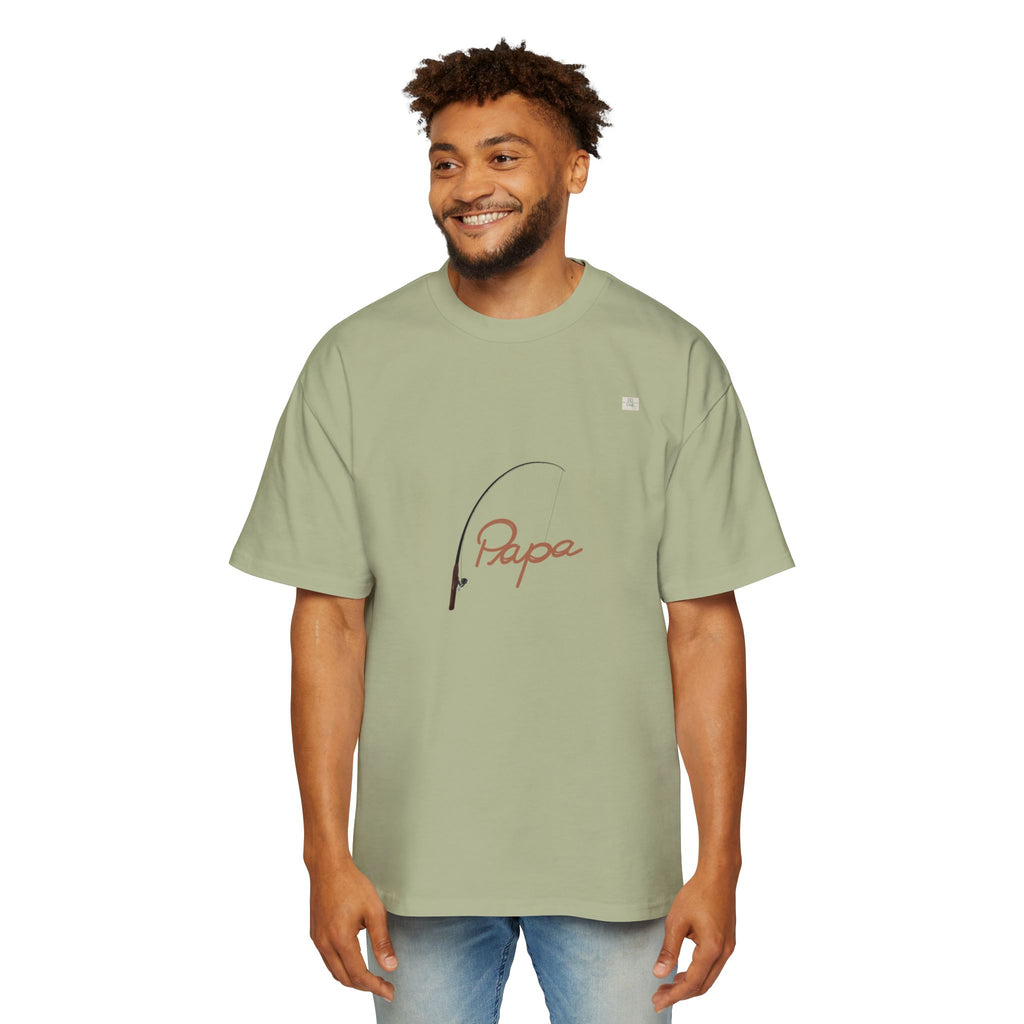 Papa T01 apparel for him - Men's oversized boxy tee | eKuumeArt