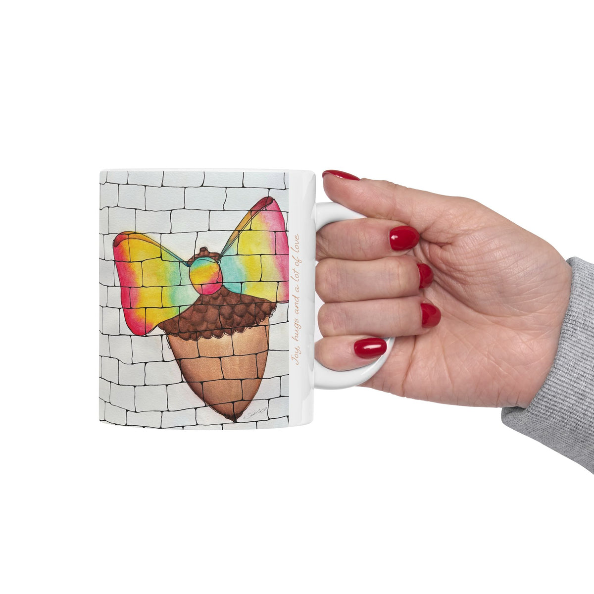 A Christmas Acorn – Ceramic mug, 11oz | eKuumeArt