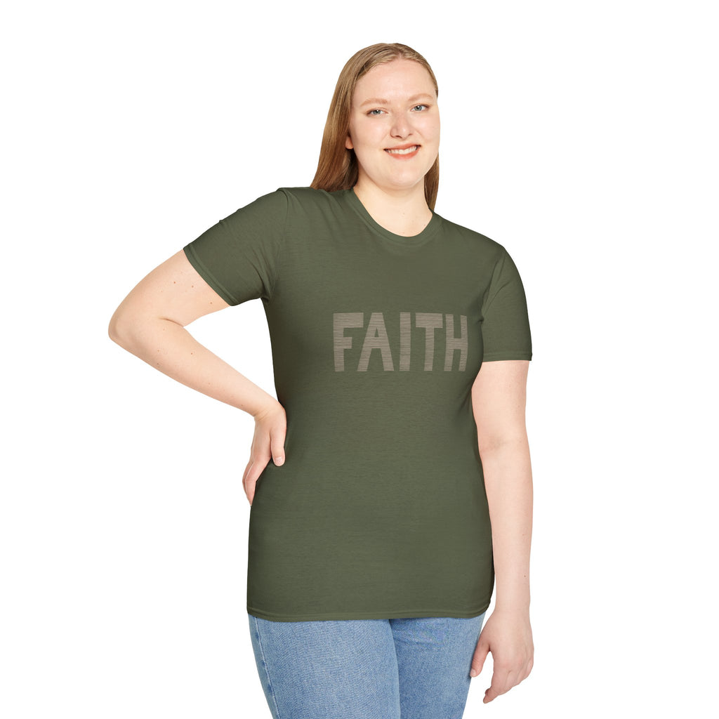Faith – Unisex softstyle cotton tee | eKuumeArt