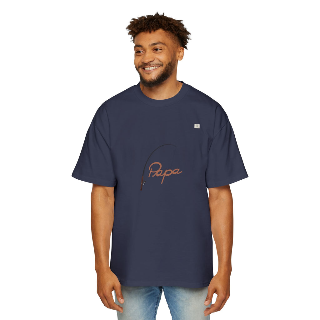 Papa T01 apparel for him - Men's oversized boxy tee | eKuumeArt