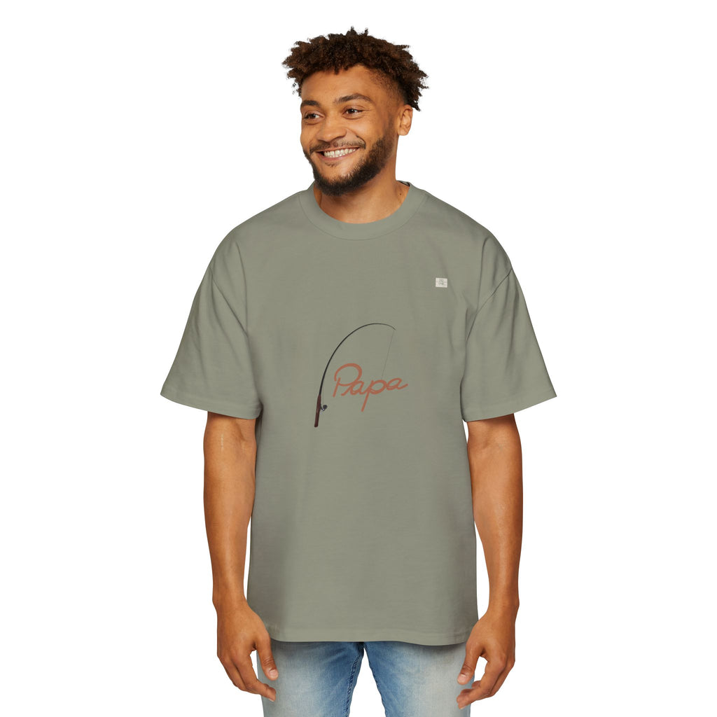 Papa T01 apparel for him - Men's oversized boxy tee | eKuumeArt