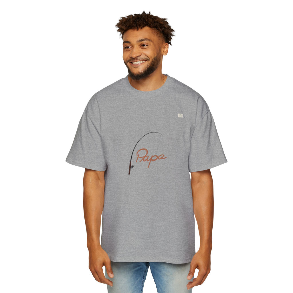 Papa T01 apparel for him - Men's oversized boxy tee | eKuumeArt