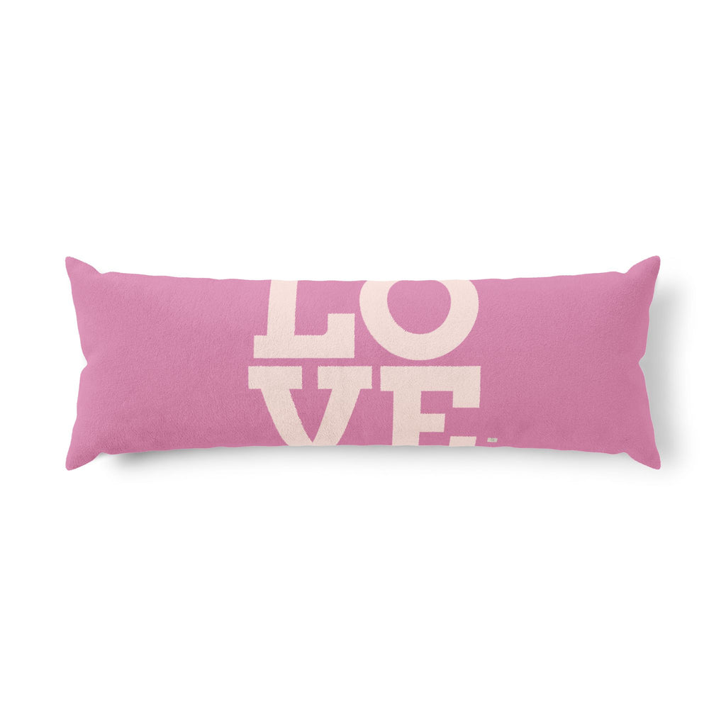 Je t’aime home gift – Body pillow, pink | eKuumeArt