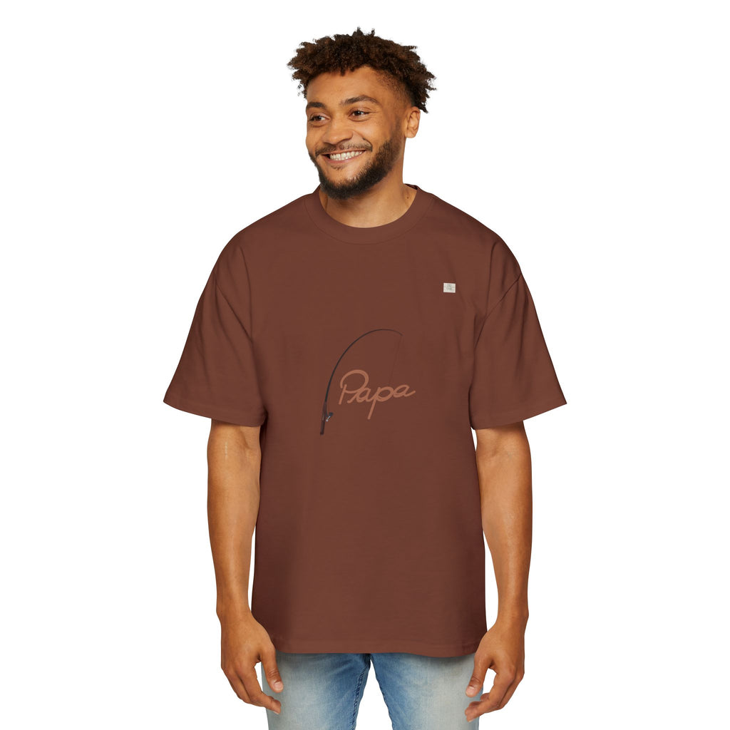 Papa T01 apparel for him - Men's oversized boxy tee | eKuumeArt