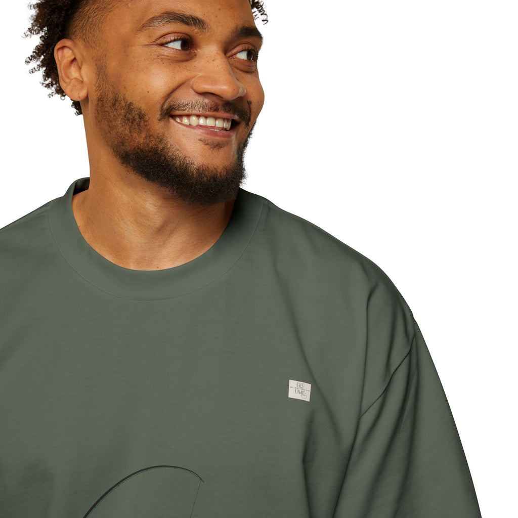 Papa T01 apparel for him - Men's oversized boxy tee | eKuumeArt