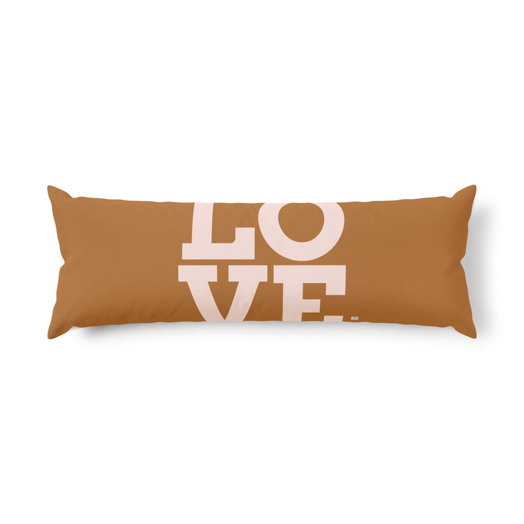 Je t’aime home gift – Body pillow, tan | eKuumeArt