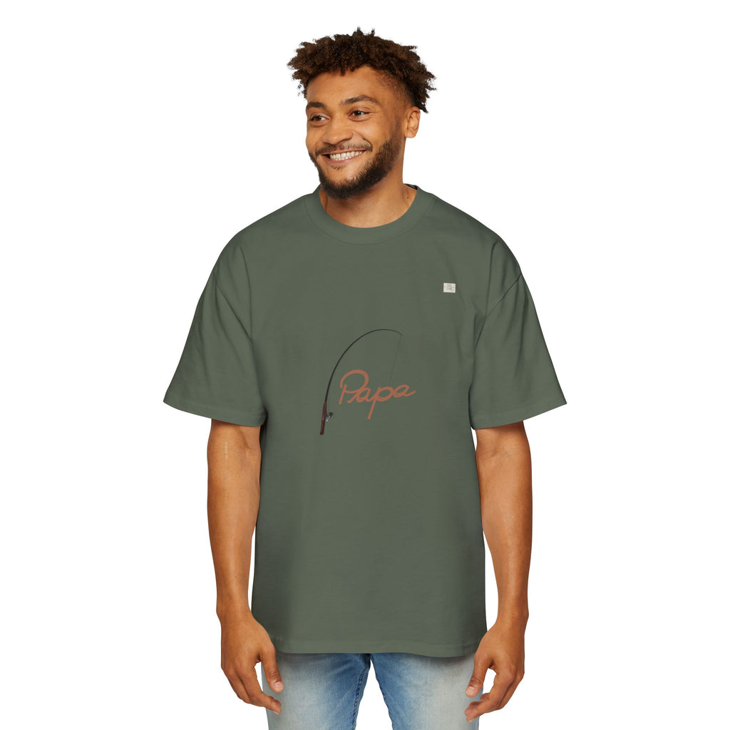 Papa T01 apparel for him - Men's oversized boxy tee | eKuumeArt
