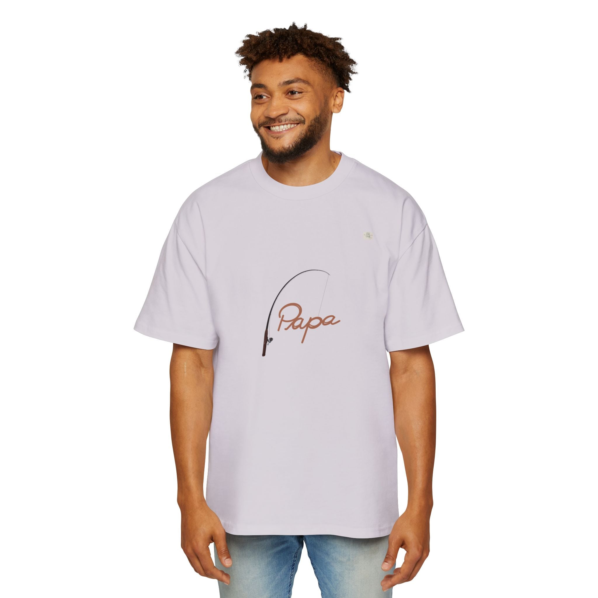 Papa T01 apparel for him - Men's oversized boxy tee | eKuumeArt