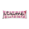 Je t’aime home gift – Body pillow, pink | eKuumeArt