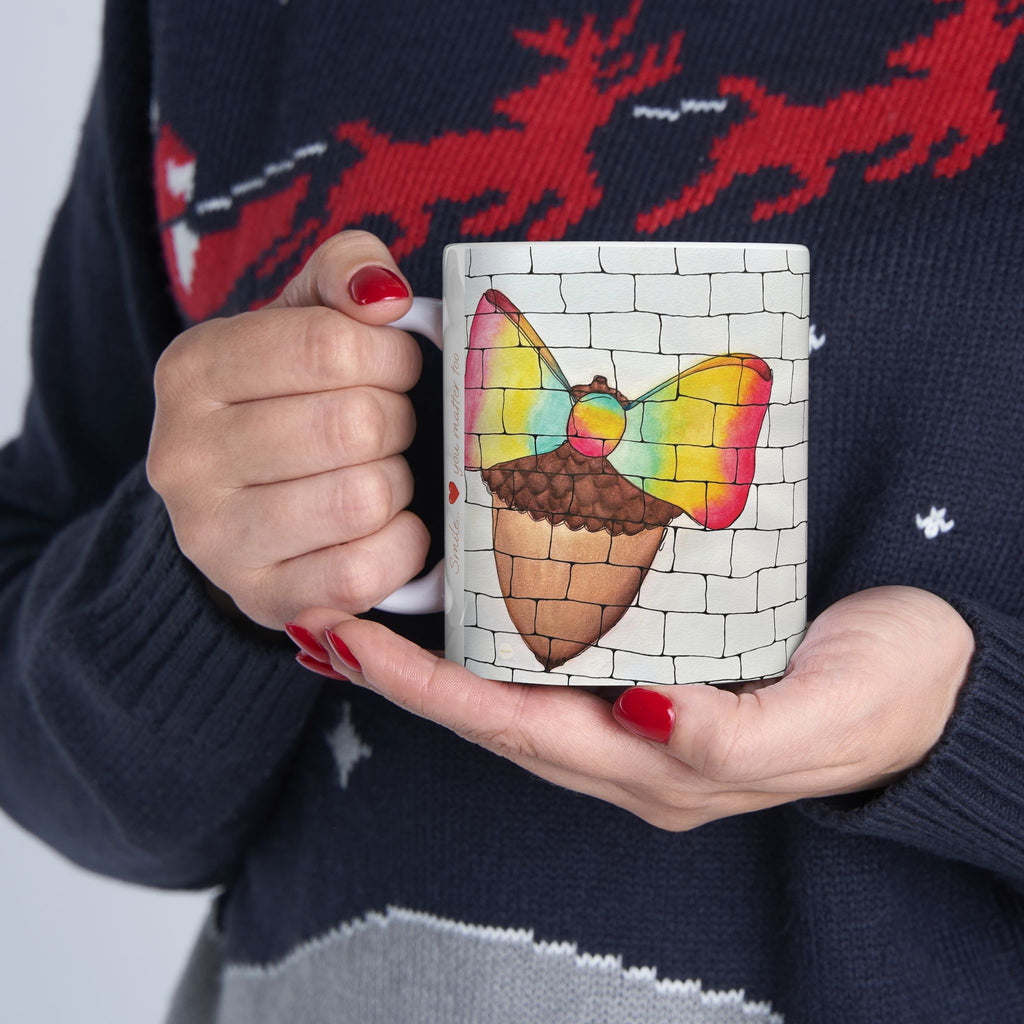 A Christmas Acorn – Ceramic mug, 11oz | eKuumeArt