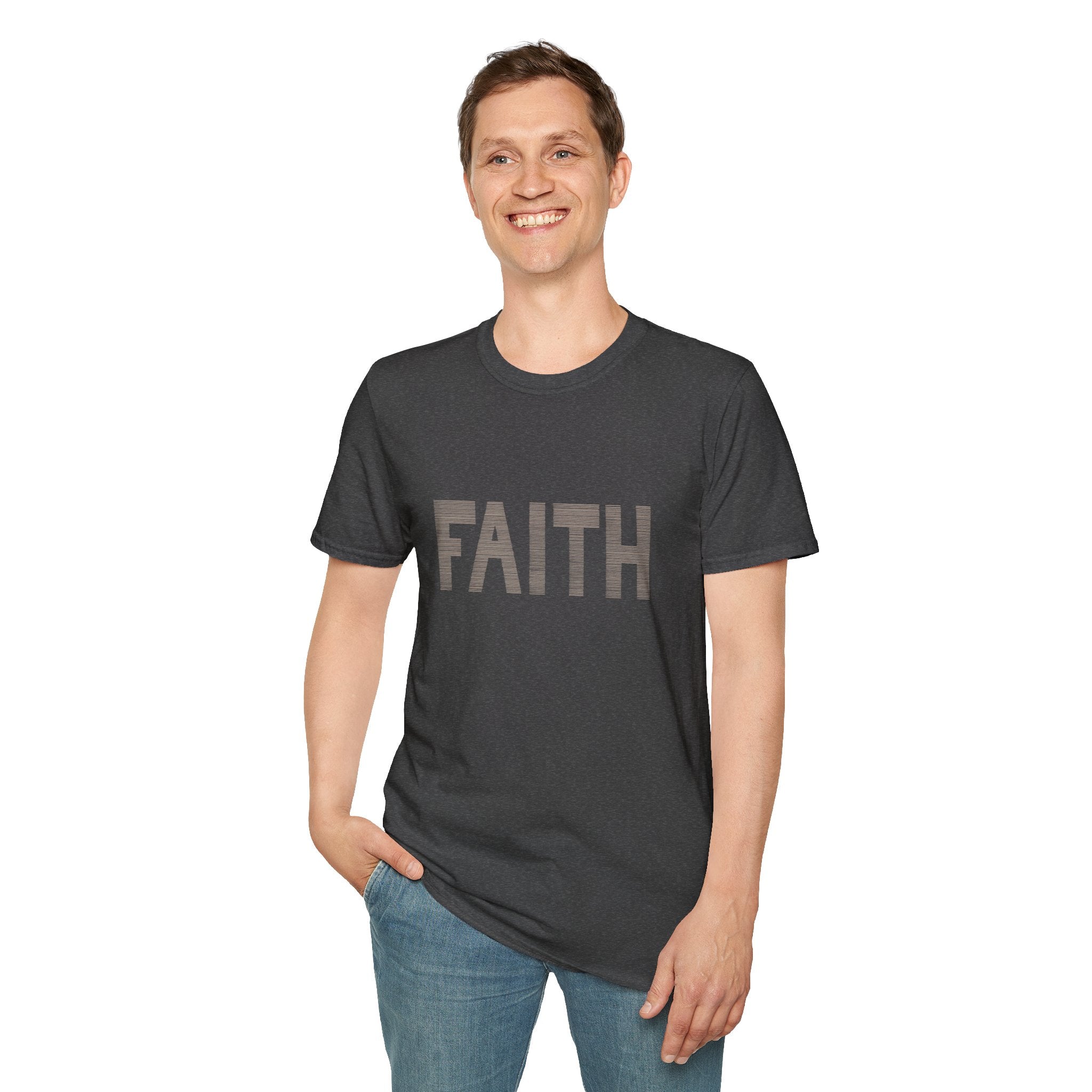 Faith – Unisex softstyle cotton tee | eKuumeArt