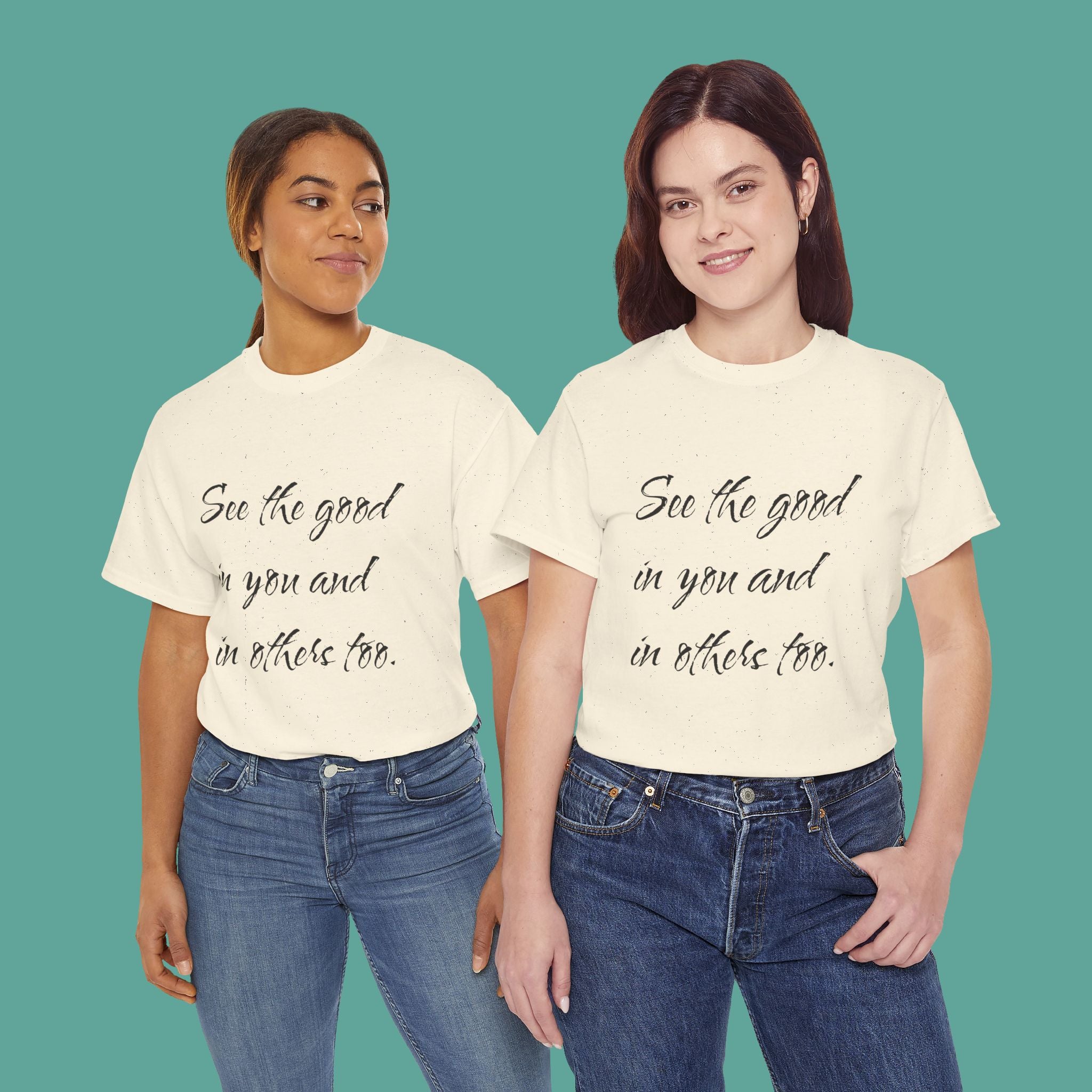 See the Good motivational clothing – Unisex heavy cotton t-shirt | eKuumeArt