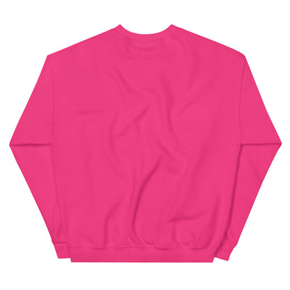 Heliconia crewneck sweater – back view.