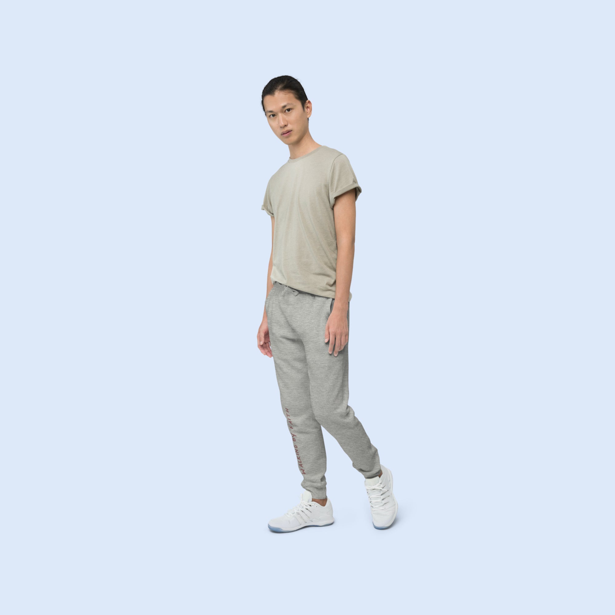 Walking by Faith apparel – Unisex fleece sweatpants | eKuumeArt