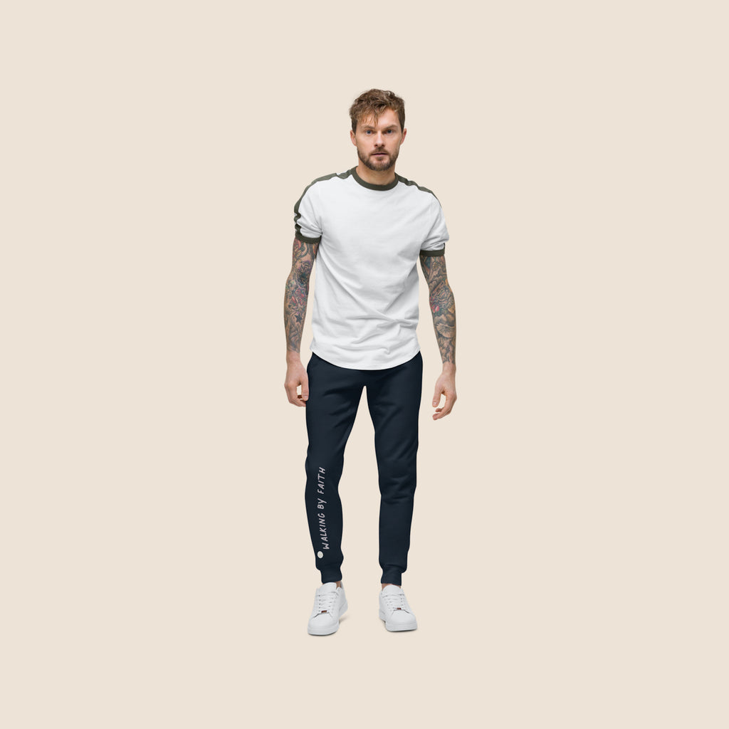 Walking by Faith apparel – Unisex fleece sweatpants | eKuumeArt
