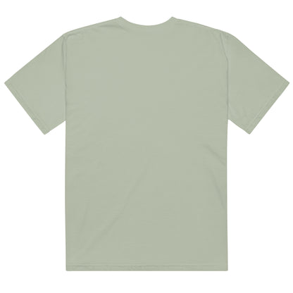 Bay garment-dyed tee – back view.